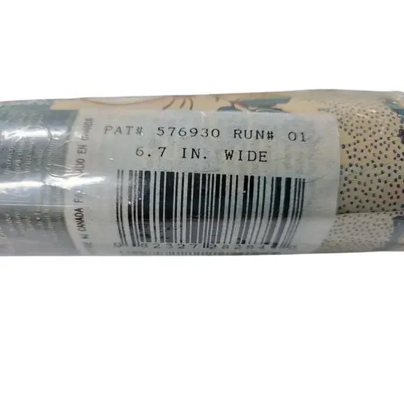🌺 3 Rolls Williamsburg PAT#576930 Vinyl Wallpaper Border 15Yrd Floral Vintage - Picture 3 of 4